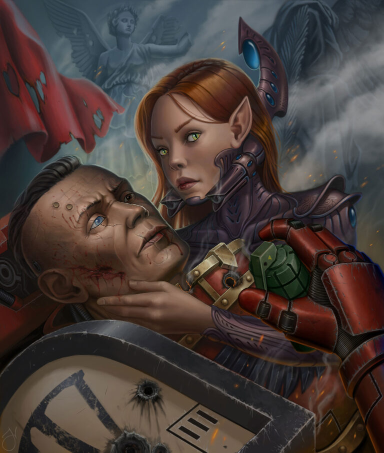 The Eldar’s Kiss by Ivan Vegar 