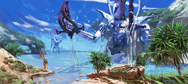 The Sleeping Wraithknight by Massimiliano Haematinon Nigro