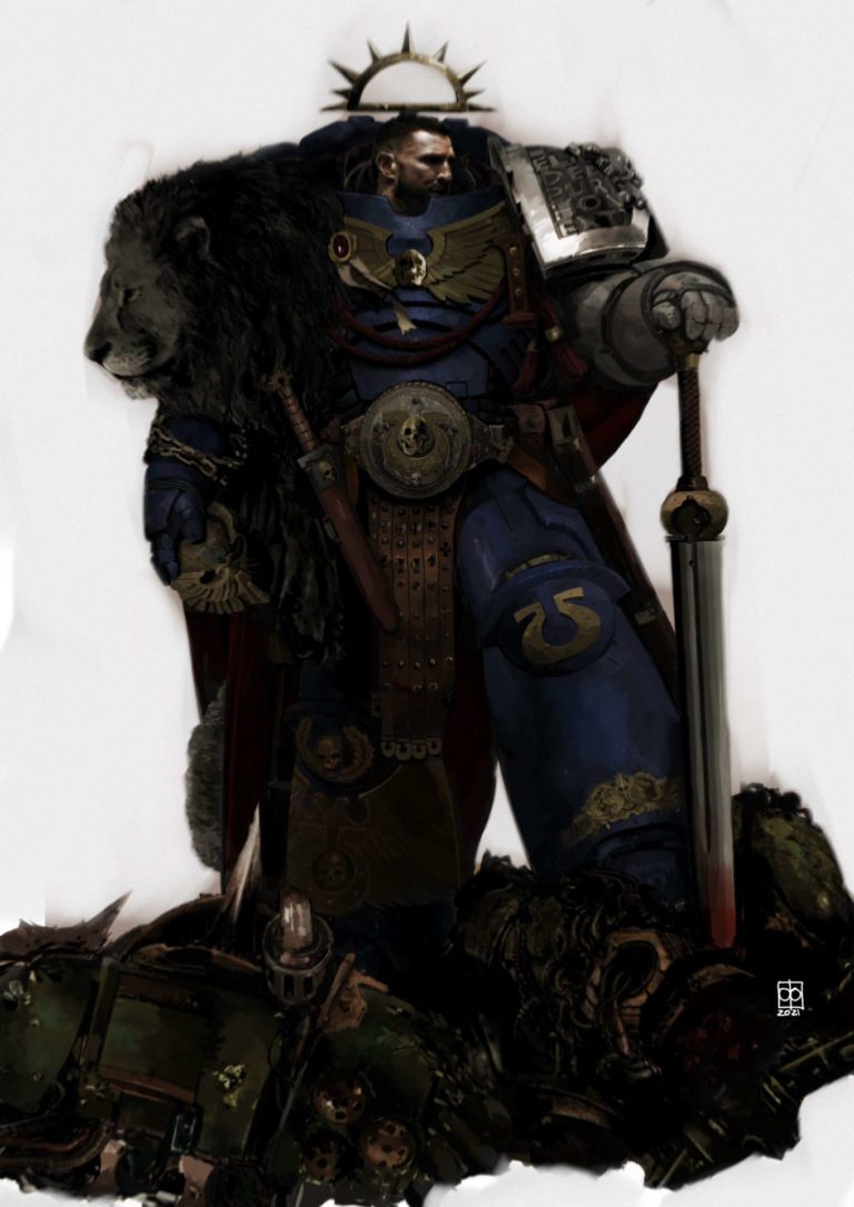 Ultramarine Honour Guard by Daniel Irwin 