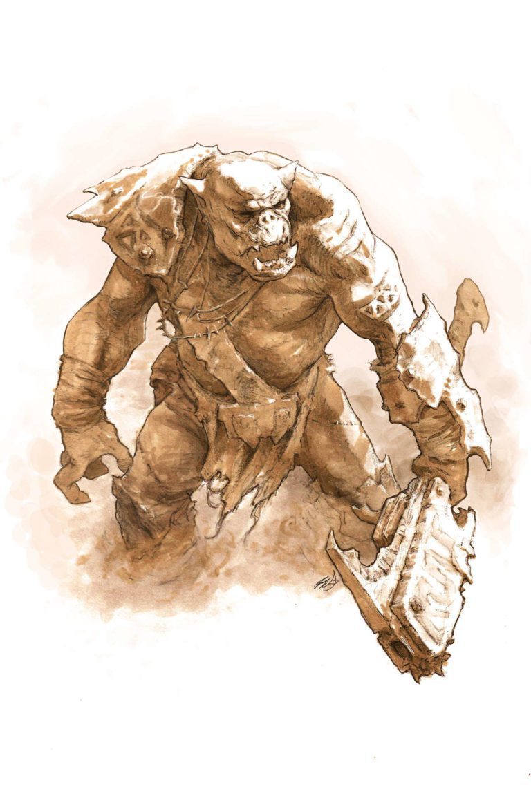 Ork Beast Snagga by Dane Larocque 