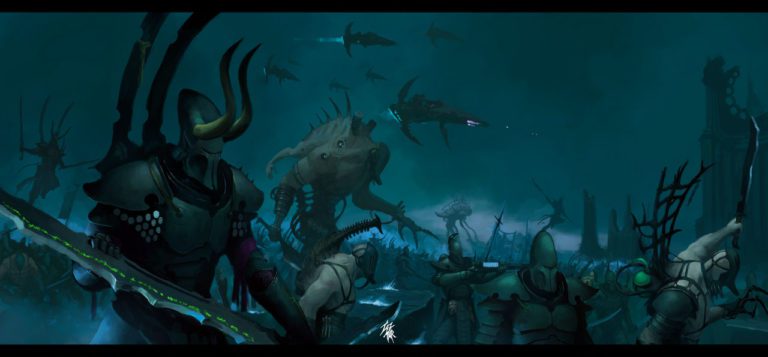 Dark Eldar by Marat Tazhitdinov 