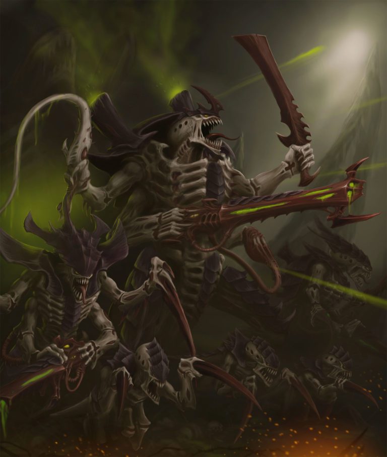 Tyranid Swarm by Andrew Mezentsew 
