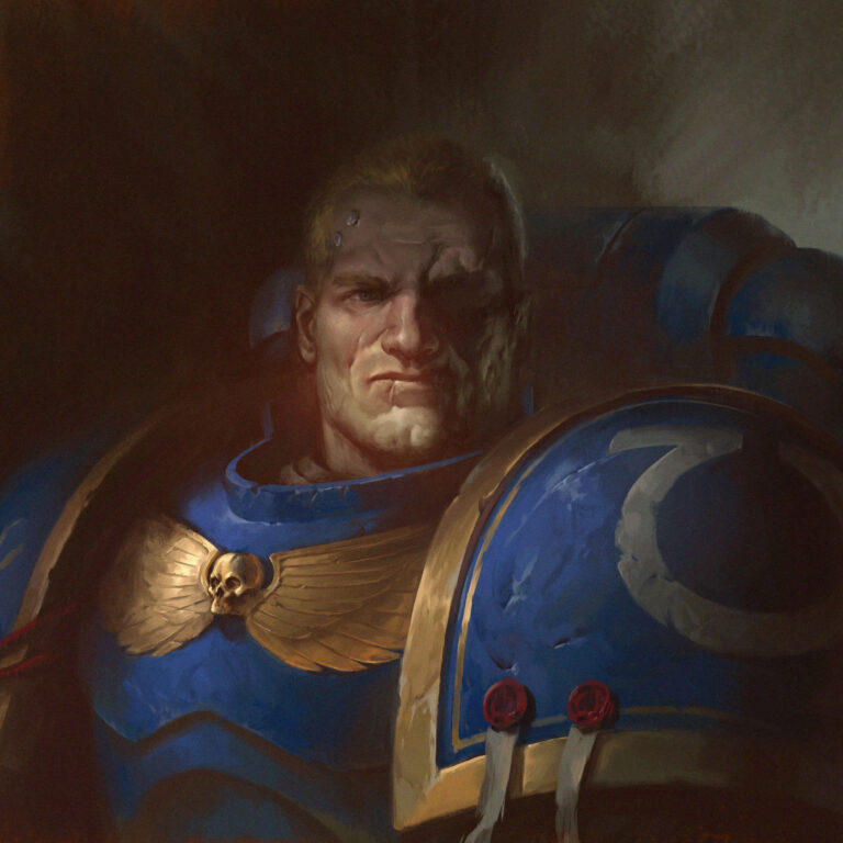 An Ultramarine Portrait by Thanh Tuấn 