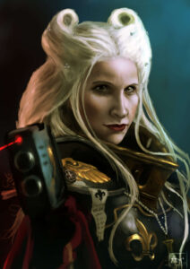 Battle Sister Shrye by Alex McClelland