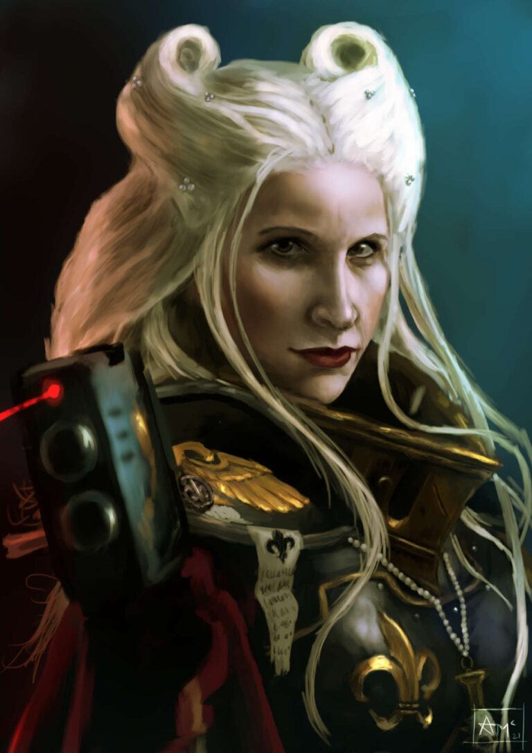 Battle Sister Shrye by Alex McClelland 
