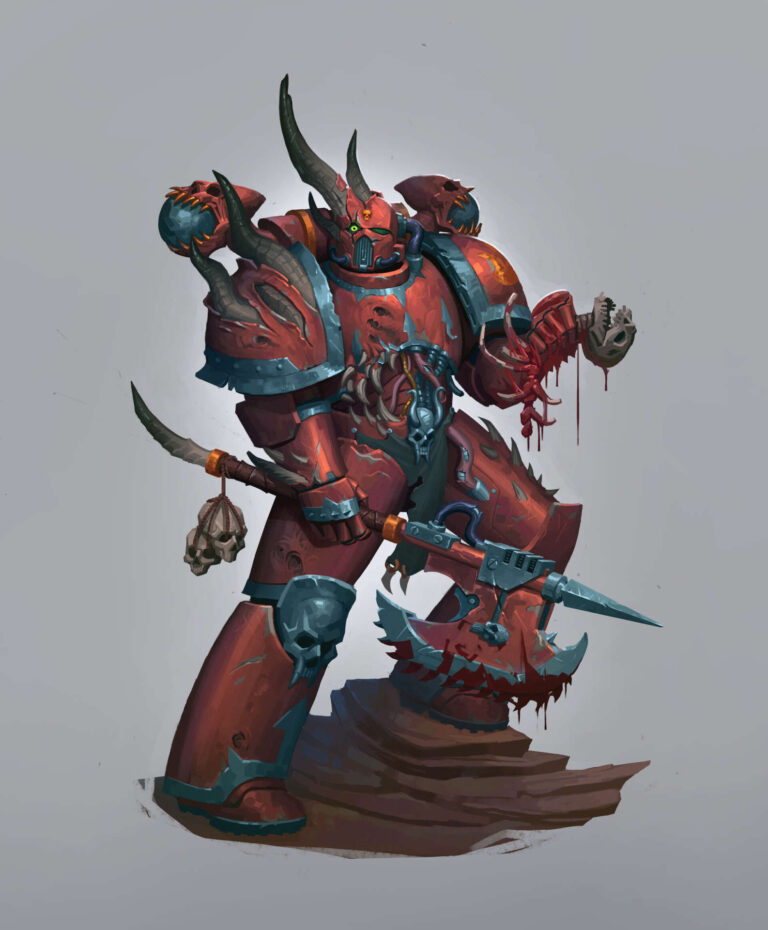 Chaos Space Marine by Bartosz Winkler 