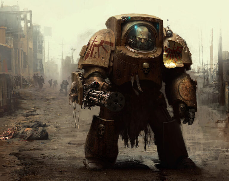 Deathwing Space Marine Terminator by Jose Daniel Cabrera Peña
