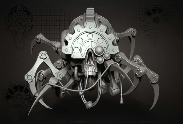 Heretek Servo-Skull by Nikola Enchev Heretek Servo-Skull by Nikola Enchev