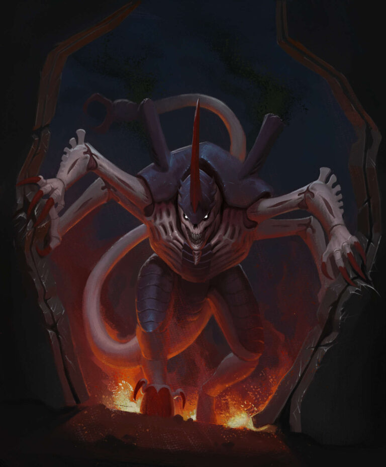 Hive Tyrant by Bartosz Winkler 