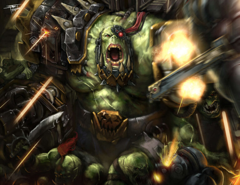 Ork Warboss Broznog by Frost Llamzon 