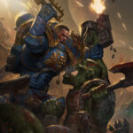 Space Marine vs Ork by Ameen Naksewee (ameeeeba | Ameen_artworks)