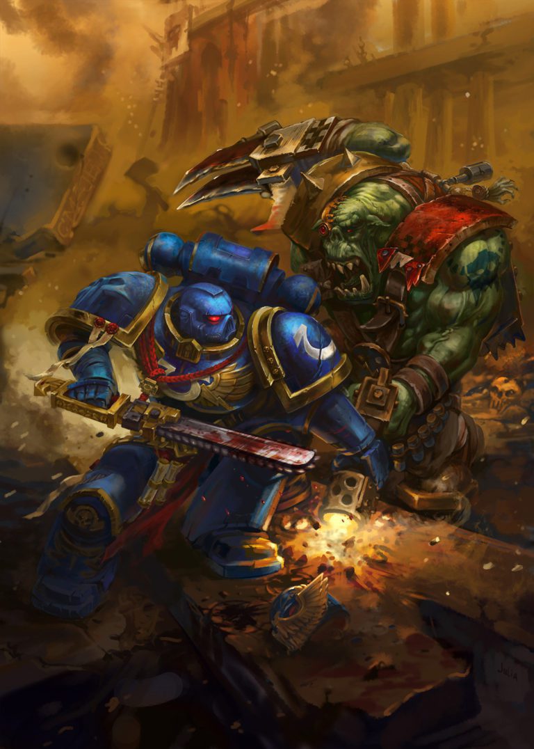 Ultra vs Ork by Julia Zolotareva 