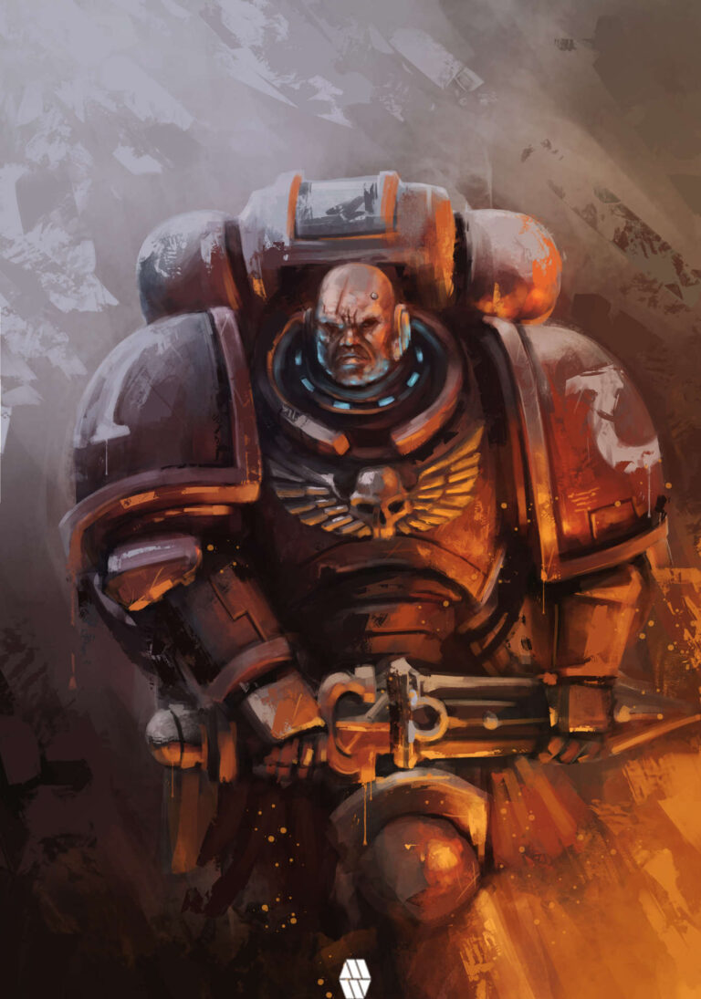 A Space Marine Calls by Marcus Whinney 