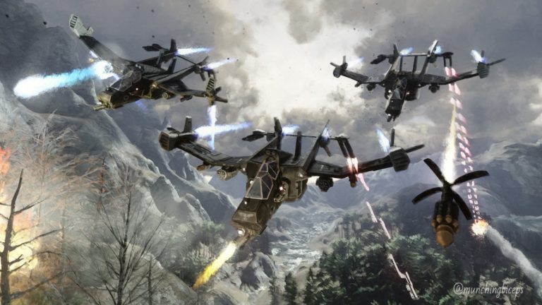 Aeronautica Imperialis by Hector Martínez 