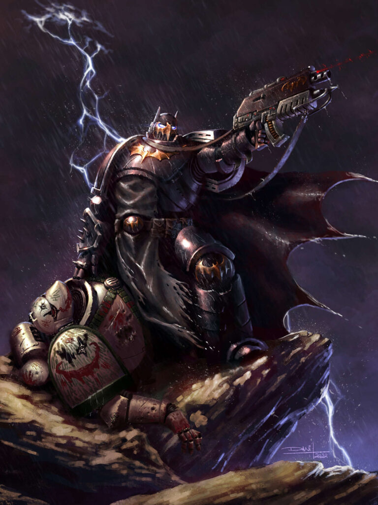 Batman Space Marine by Daniel Rosa Tauroni 