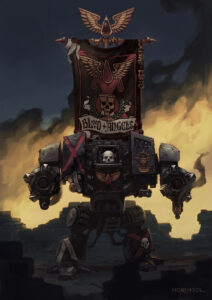 Blood Angels Banner by Irina Nordsol Kuzmina