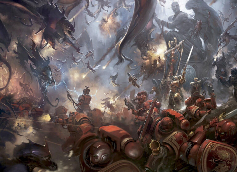 Blood Angels Vs Tyranids by Pedro Nunez 