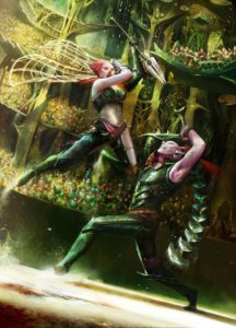 Dark Eldar Duel by Mauro Dal Bo