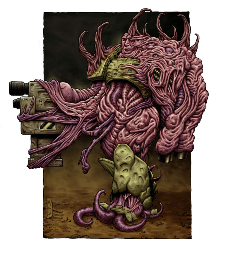 Death Guard Marine by Matteo Pagliari Death Guard Marine by Matteo Pagliari