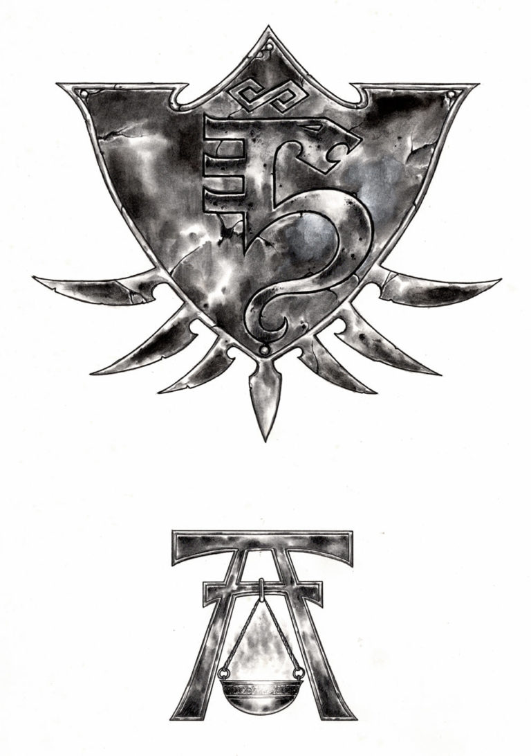 Eldar Craftworld Icons by Mark Gibbons 