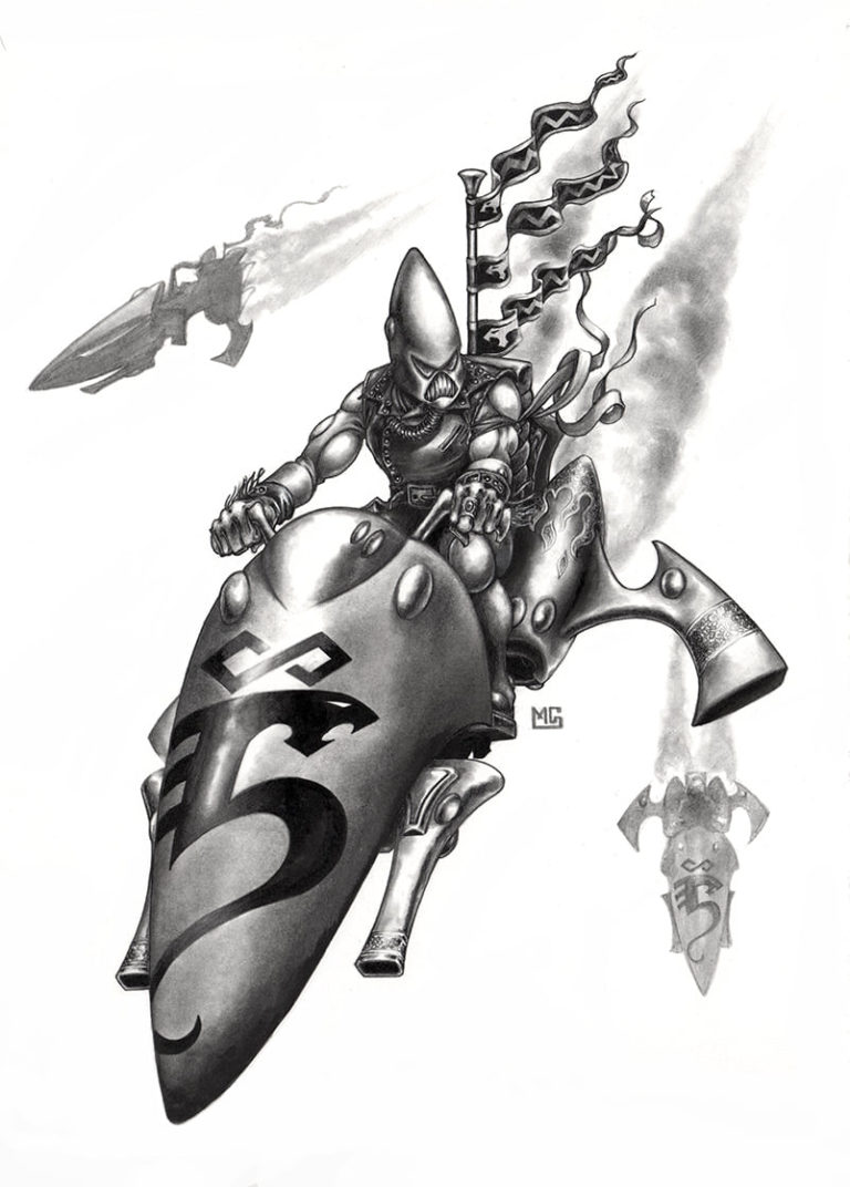 Eldar Jet Bikes by Mark Gibbons 