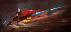 Eldar Lightning Strike by Martin Kirby-Jackson