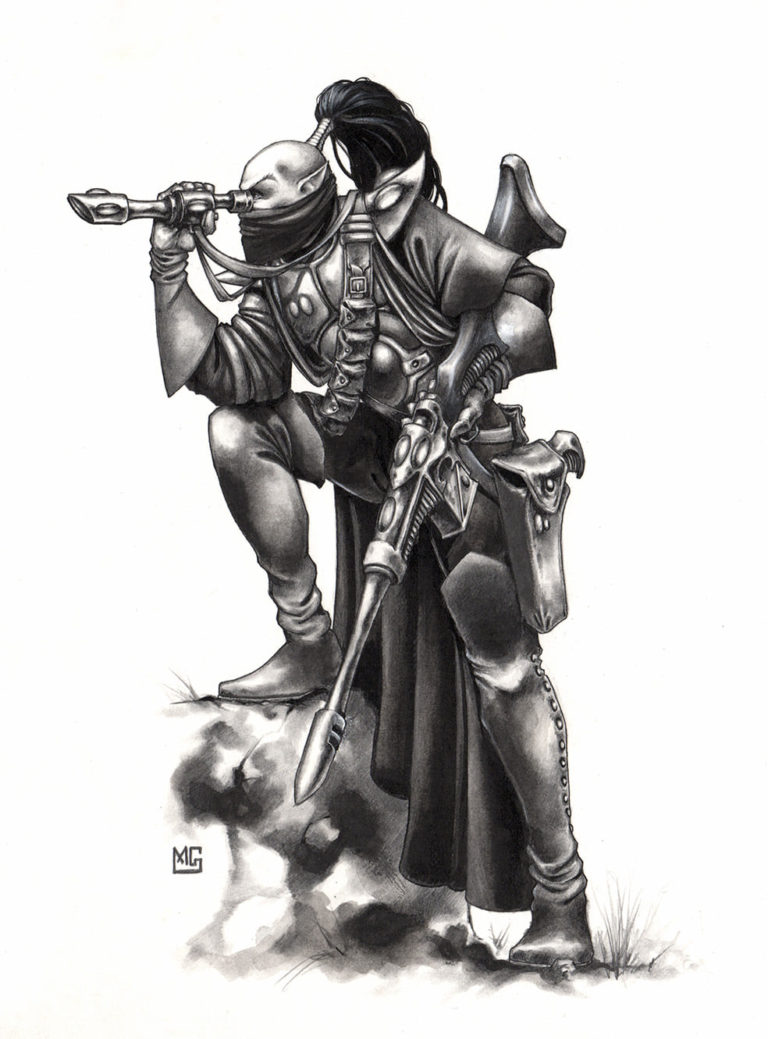 Eldar Ranger by Mark Gibbons 
