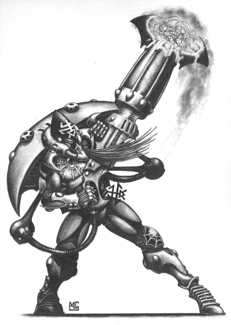 Eldar Warp Spider by Mark Gibbons 