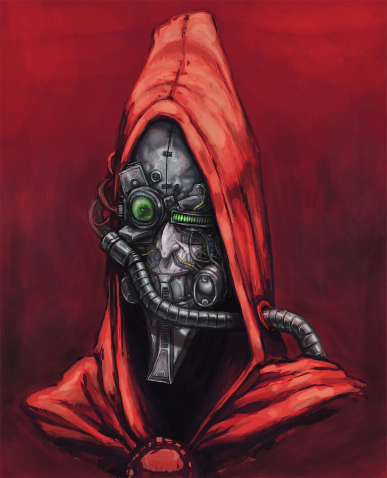 Gerald the Tech-Priest by Alignment Ink Gerald the Tech-Priest by Alignment Ink