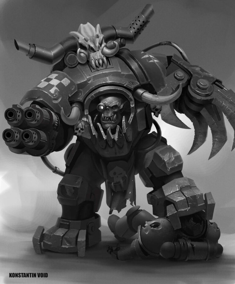 Ghazghkull Mag Uruk Thraka by Konstantin Void 