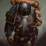 Space Marine Veteran by Benjamin NJAMA (Binrod | njmbinrodart)