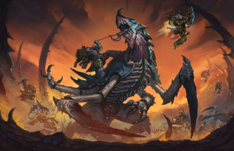 Space Marines vs Tyranids by Martin Roca 