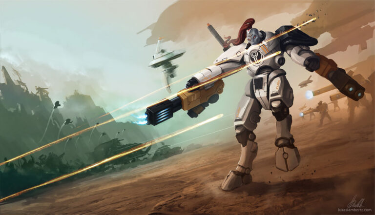 T’au Commander Shadowsun by Lukas Lambertz 
