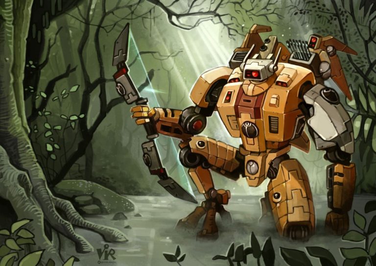 T’au Commander Battlesuit by Vir Landil 
