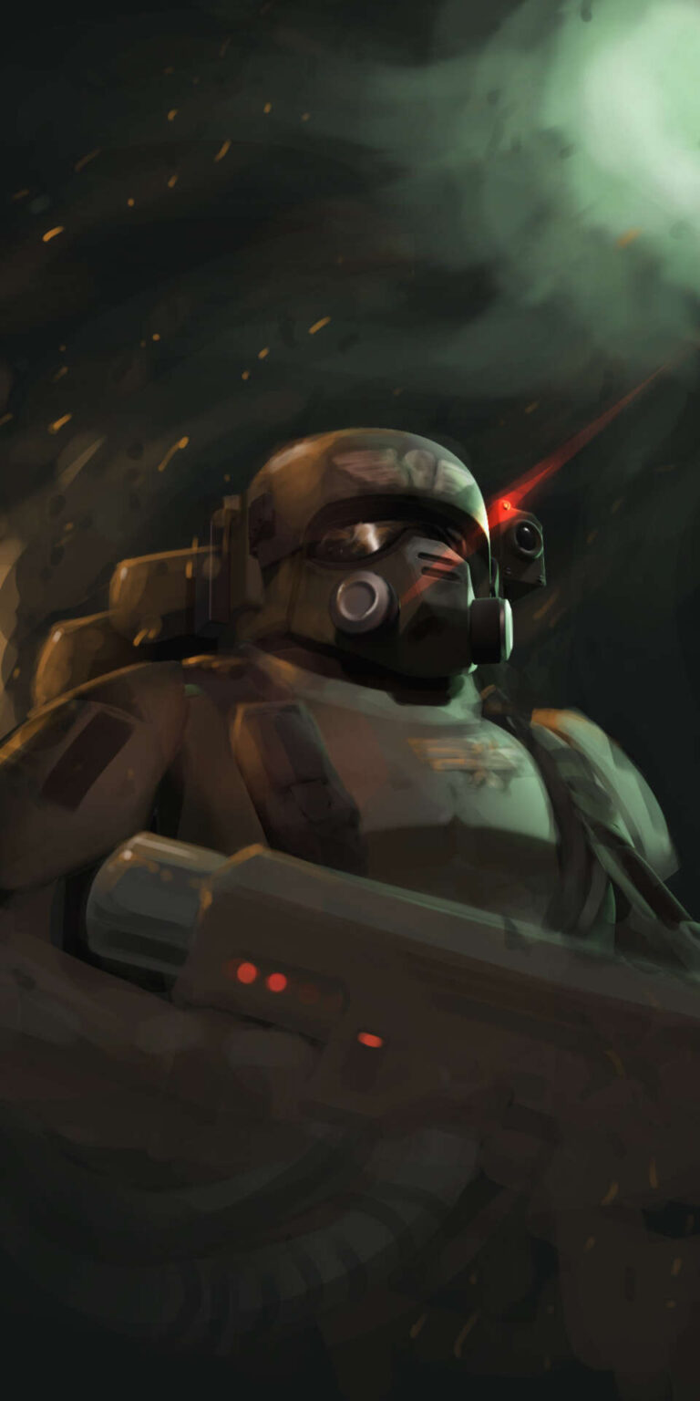 Cadian Shock Troops by Timur Khamidullin 