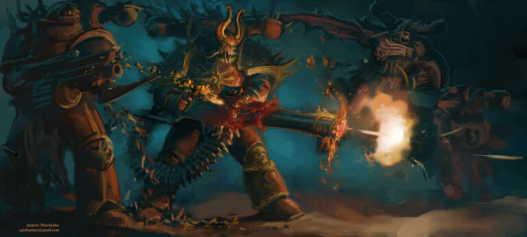 Chaos Space Marines by Anatoly Muschenko Chaos Space Marines by Anatoly Muschenko