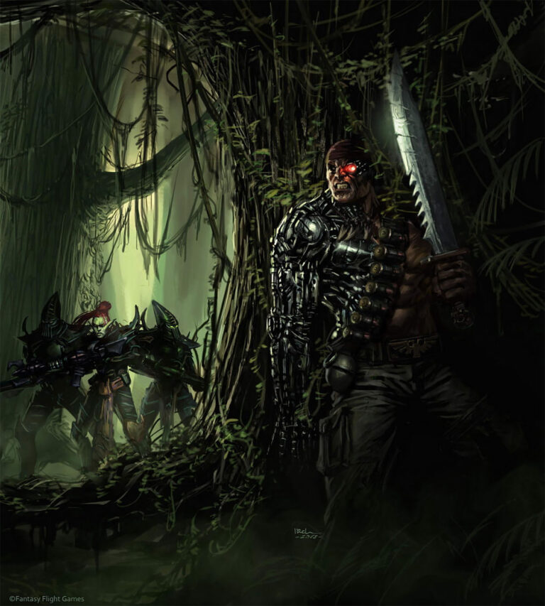 Colonel “Iron Hand” Straken by Ilich Henriquez 