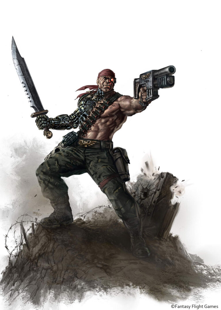 Colonel “Iron Hand” Straken by Ilich Henriquez 
