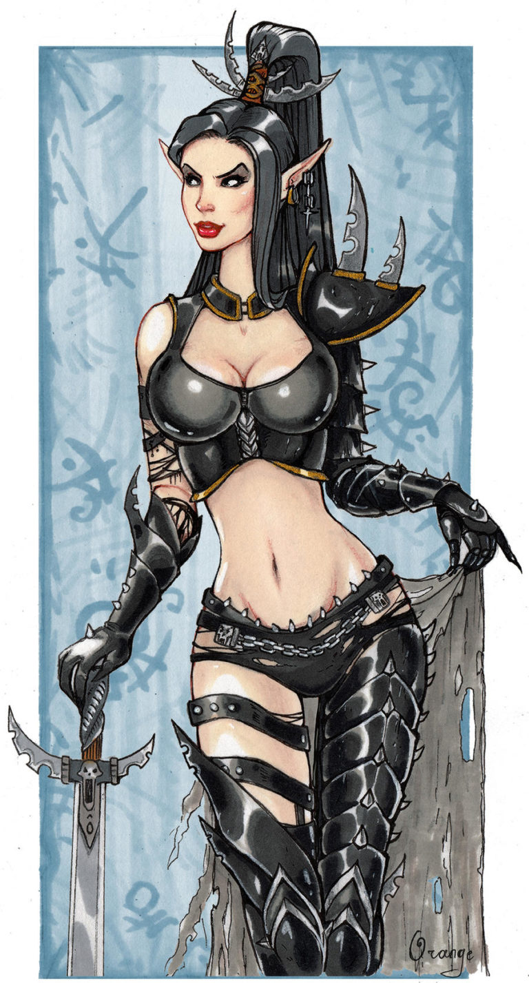 Dark Eldar by Ksenia Kiseleva 