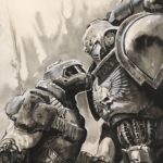 Doom Guy VS Space Marine by Thomas Elliott (thomas.elliott.art | telliottart)