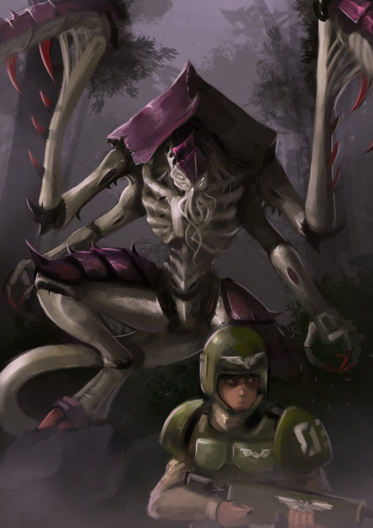 Lictor Stalking It’s Prey by The Mothman 