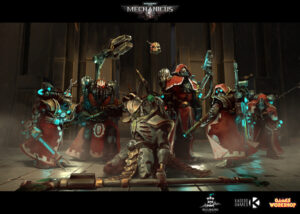 Mechanicus Capture Necron Overlord by Tatiana Barbesolle
