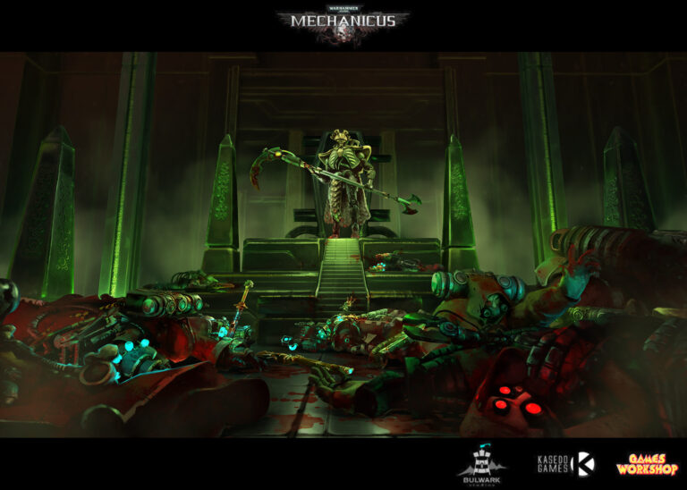 Mechanicus: Necron Overlord by Tatiana Barbesolle 