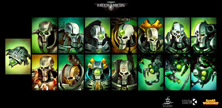 Necron Portraits by Tatiana Barbesolle 
