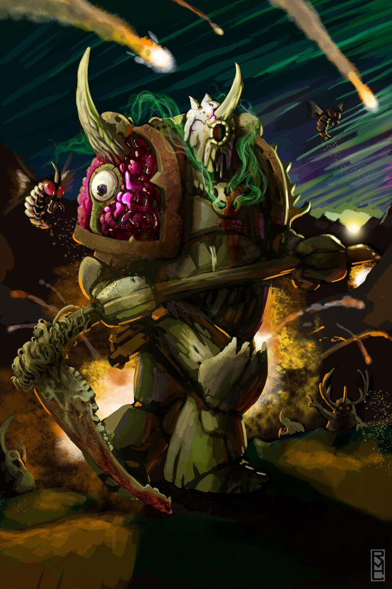 Nurgle Space Marine by Robert M Crum Nurgle Space Marine by Robert M Crum