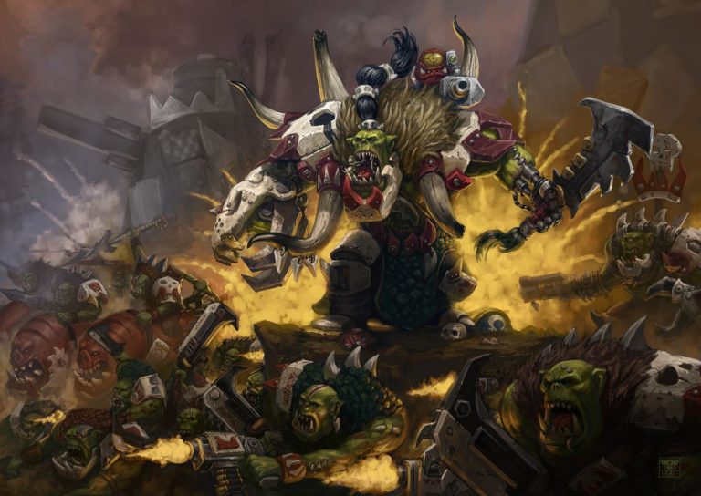 Ork Beast Snagga Boyz by Samuel Bourguignon 