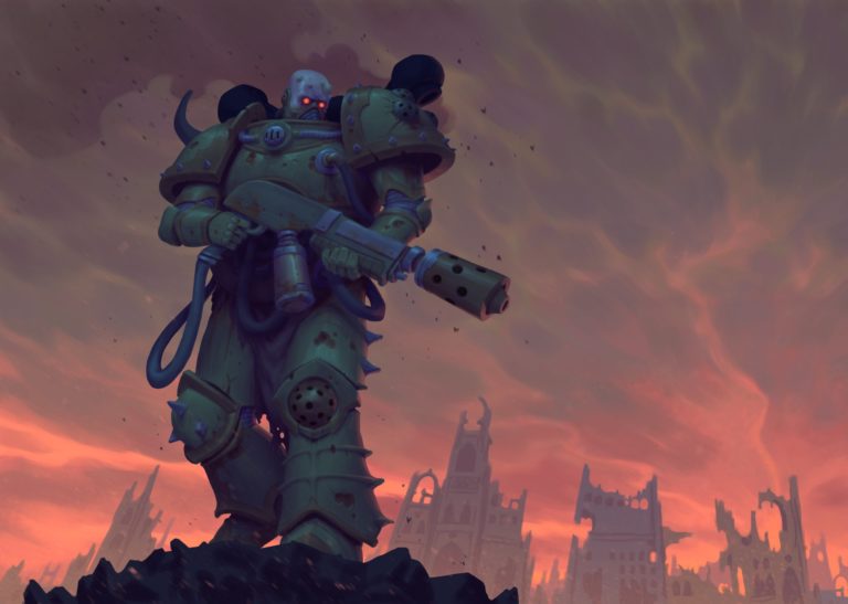 Plague Marine by Rok Kleva Ivančić 