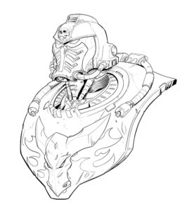 Salamander Space Marine by Rayph Beisner