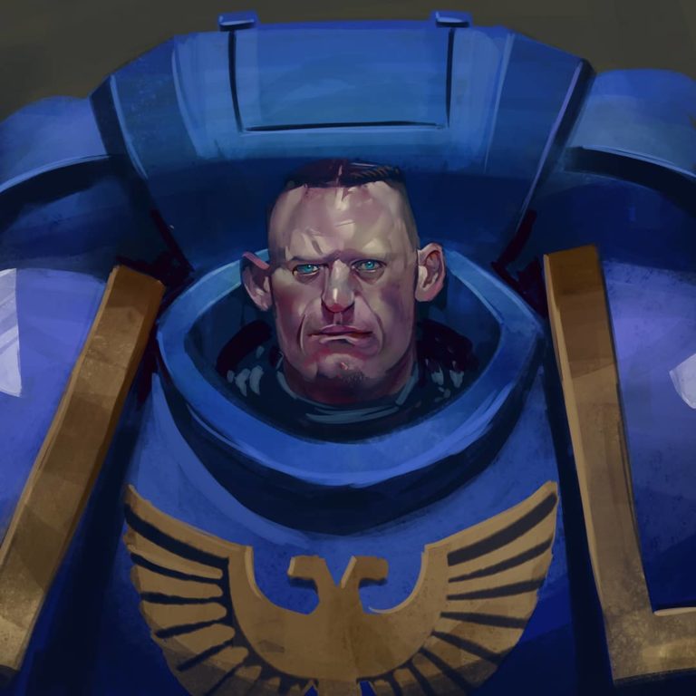 Space Marine by Sammy Khalid 