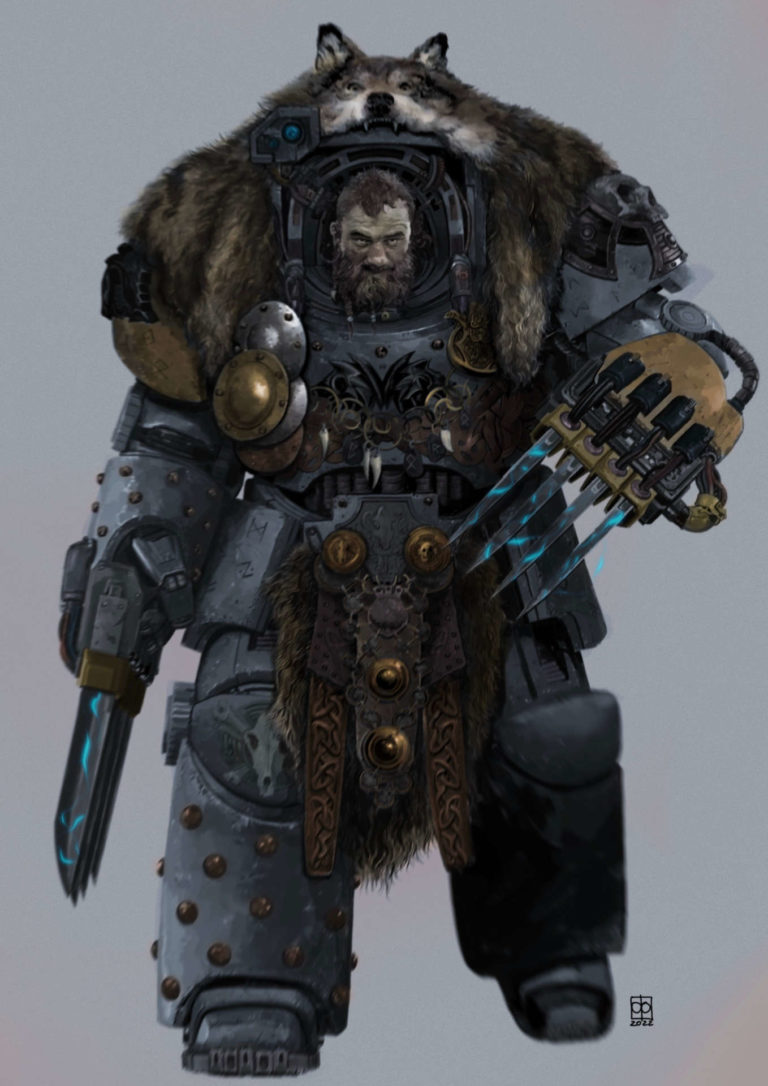 Space Wolf Terminator by Daniel Irwin 